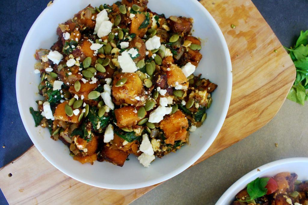 Swiss Chard and Sweet Potato Hash