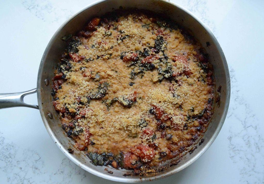 Swiss Chard and Tomato Gratin