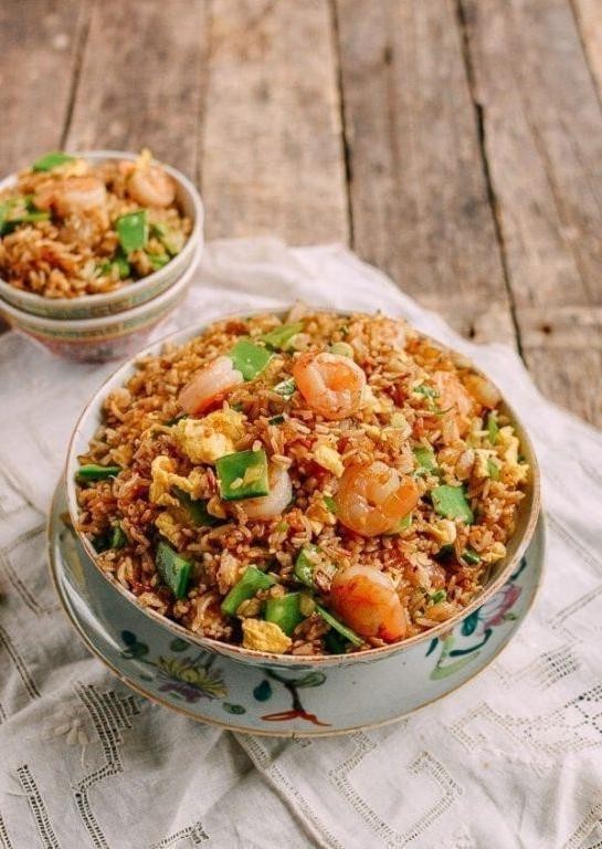 Szechuan Shrimp Fried Rice