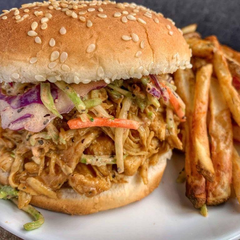 Tangy Carolina-Style BBQ Chicken Sandwich
