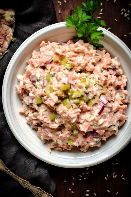 Tangy Deviled Ham Salad with Mustard