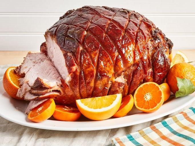 Tangy Orange Glazed Ham