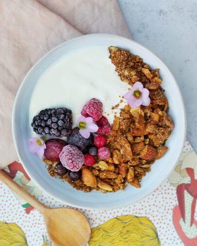 Teff Granola with Coconut and Almonds