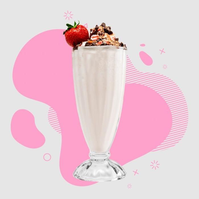 Tequila Rose Milkshake with Whipped Cream