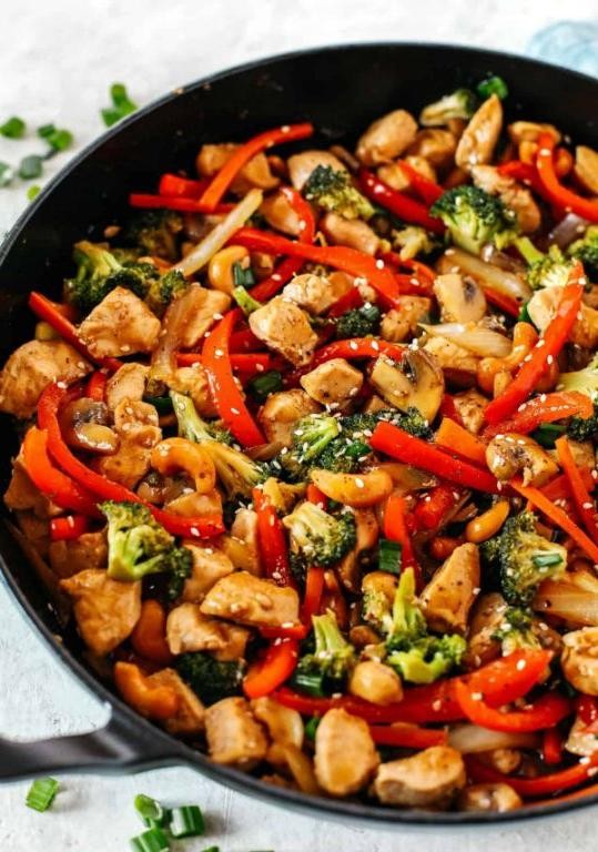 Teriyaki Chicken and Vegetable Skillet