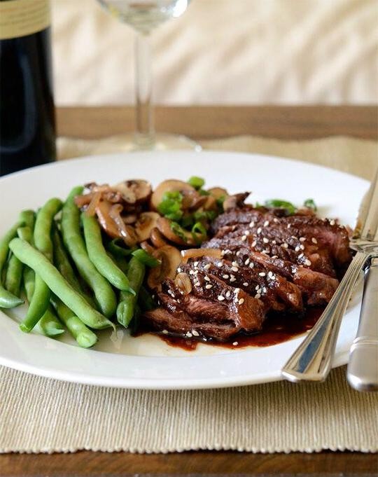 Teriyaki Glazed Oven-Baked Steak