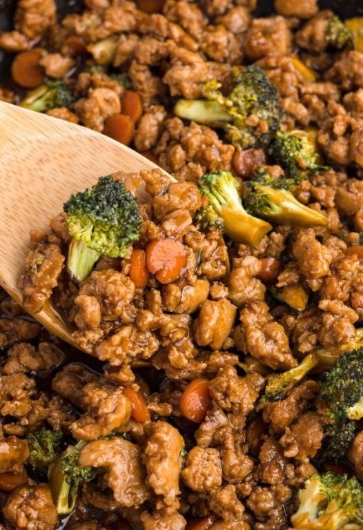 Teriyaki Ground Chicken Rice Bowl
