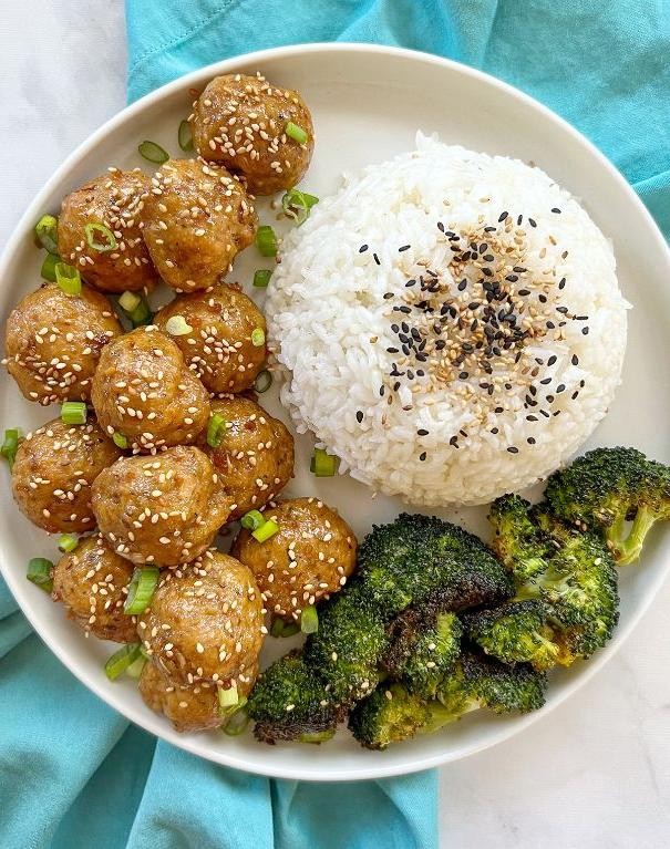 Teriyaki Meatballs Without Eggs