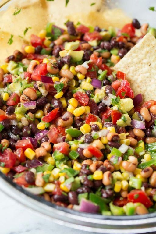 Texas caviar (black-eyed pea salsa)