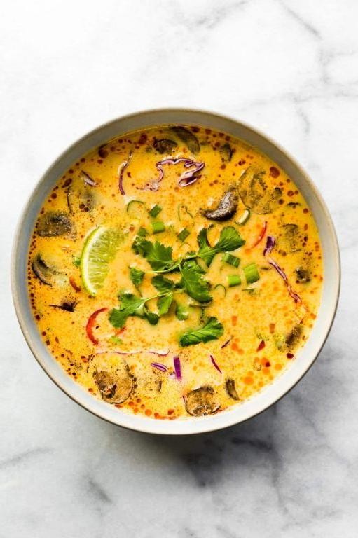 Thai Coconut Cabbage Soup