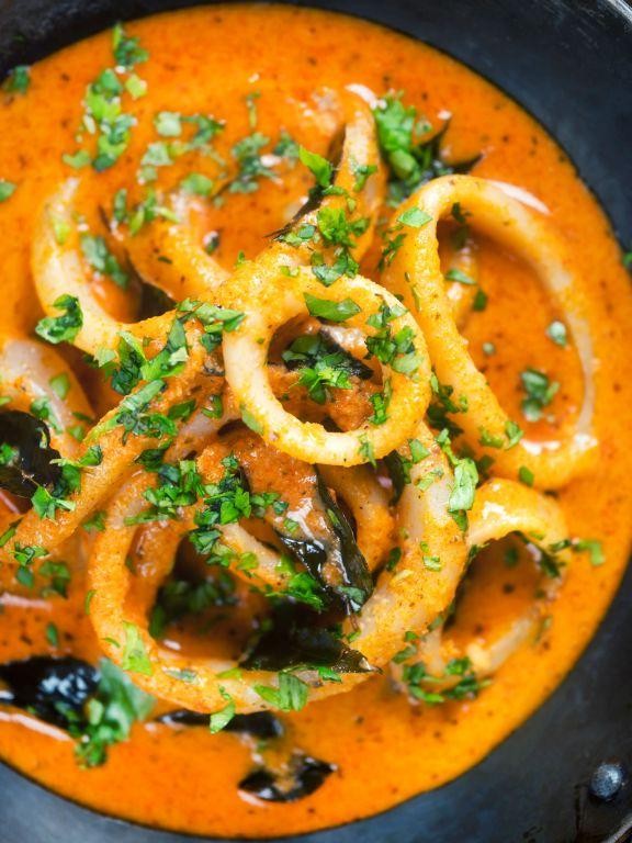 Thai Coconut Curry Squid