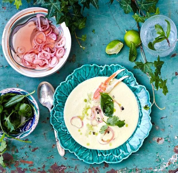 Thai-Inspired Coconut Seafood Bisque