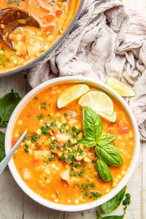 Thai-Inspired Corn Chowder