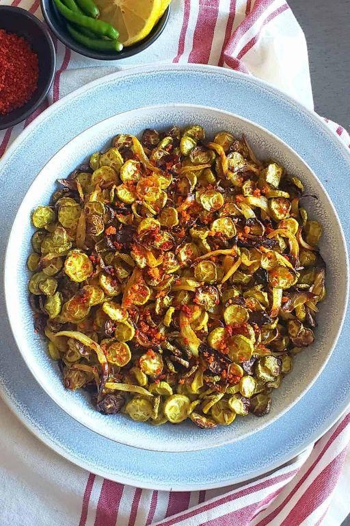 Tindora and Chickpea Stir-Fry with Garam Masala
