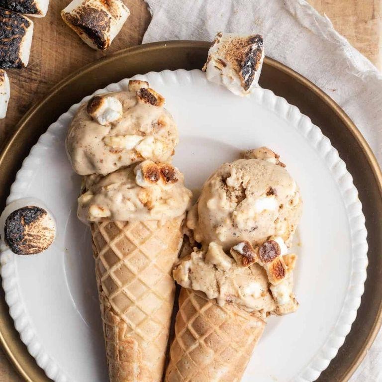 Toasted Marshmallow Ice Cream