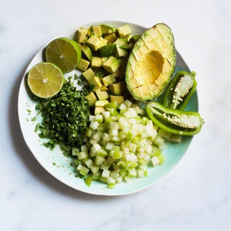 Tomatillo and Avocado Salad