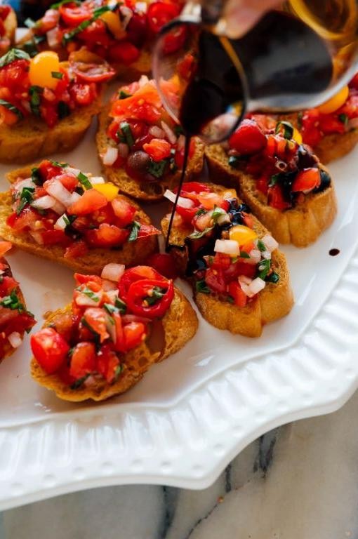Tomato Basil Bruschetta