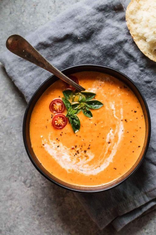 Tomato Bisque with a Hint of Orange Zest