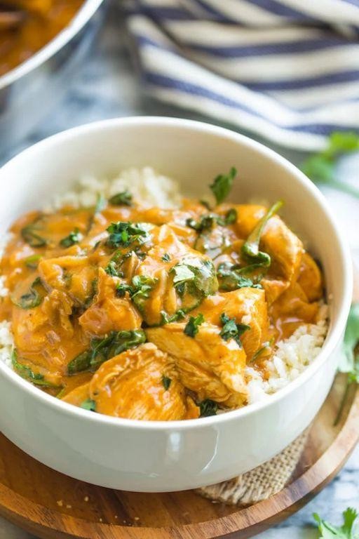 Tomato Coconut Curry Chicken