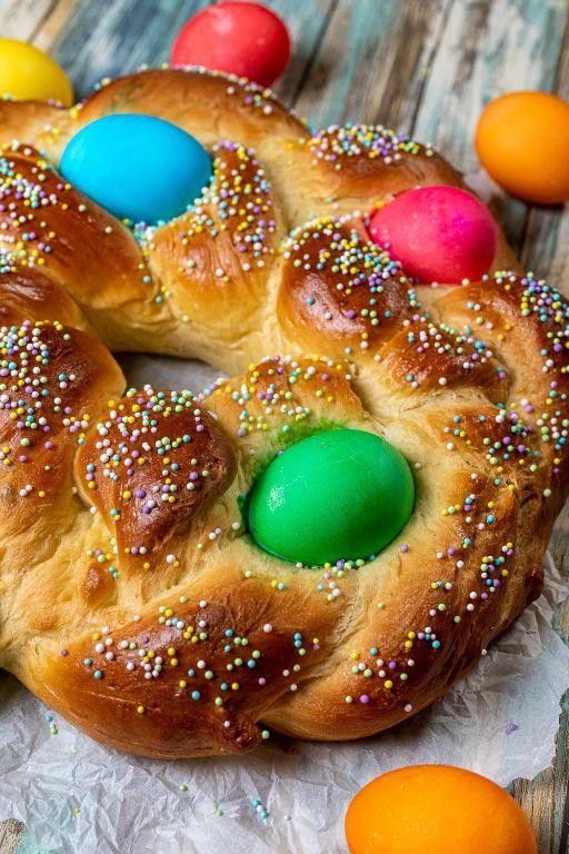 Traditional Italian Easter Bread