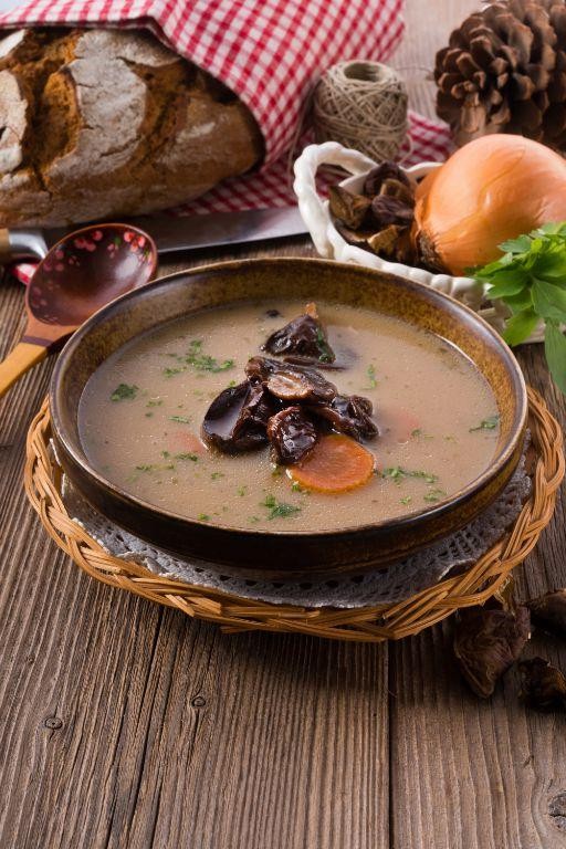Truffle-infused Wild Mushroom Bisque