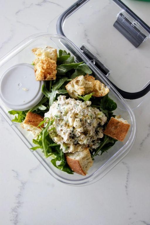 Tupperware-style tuna salad