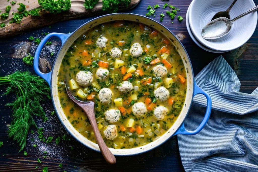 Turkey Meatball and Vegetable Soup