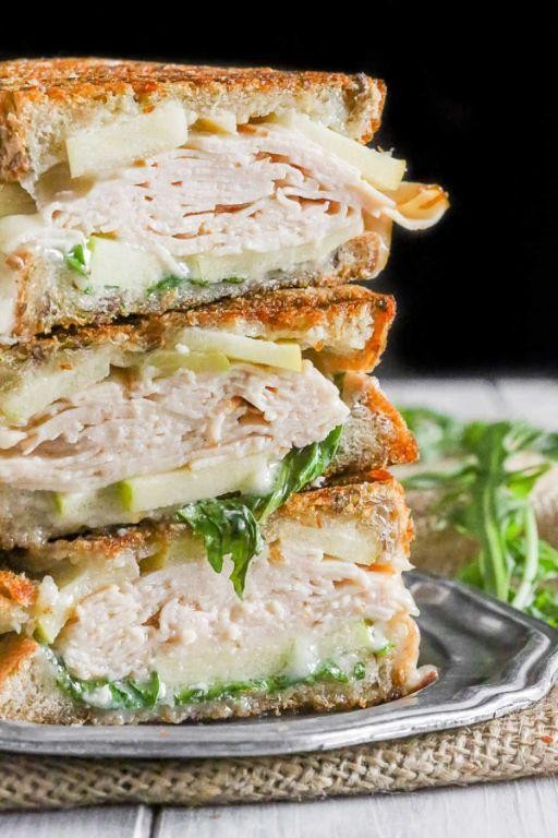 Turkey and Apple Panini with Honey Mustard