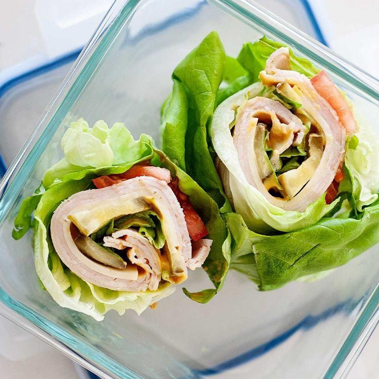 Turkey and Avocado Lettuce Wraps