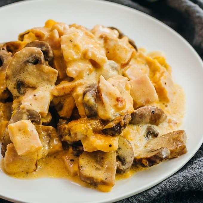 Turkey and Mushroom Casserole