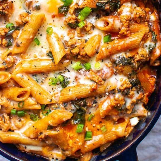 Turkey and Pasta Bake Casserole