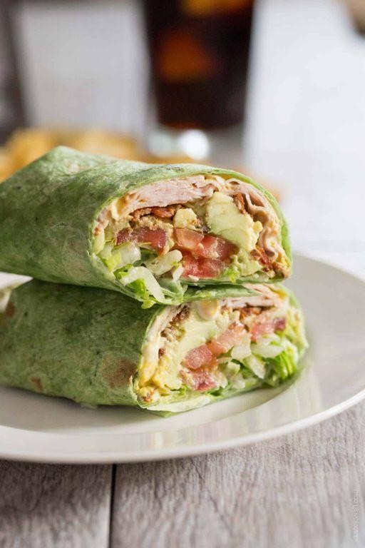 Turkey and Spinach High Protein Wrap