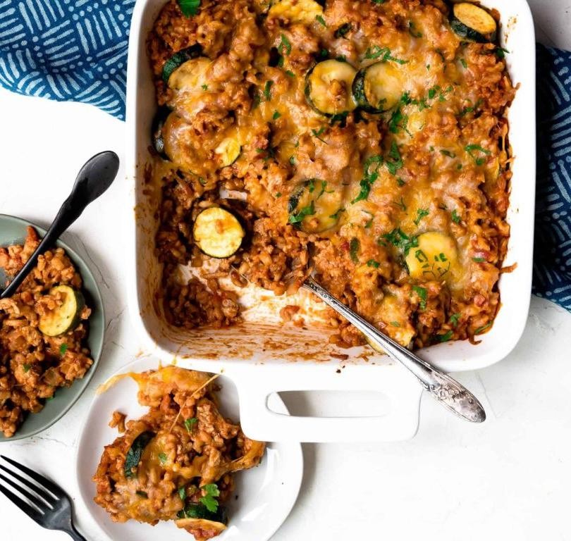 Turkey and Zucchini Casserole