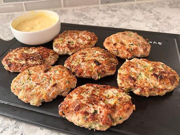 Turkey and Zucchini Fritters