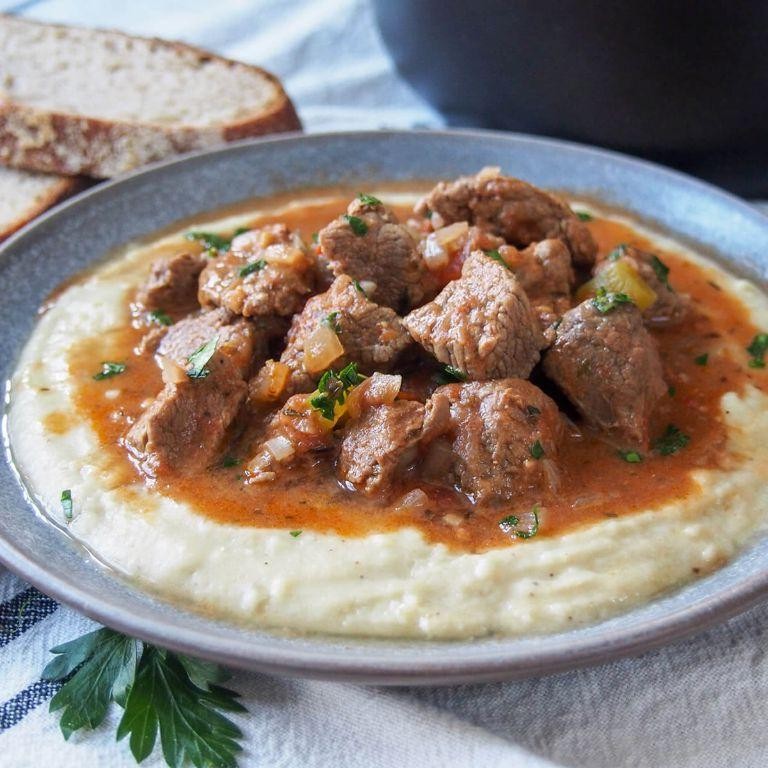 Turkish Eggplant and Meat Casserole (Hünkar Beğendi)