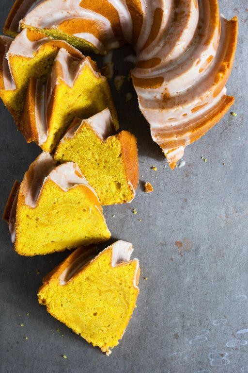 Turmeric Ginger Golden Milk Cake