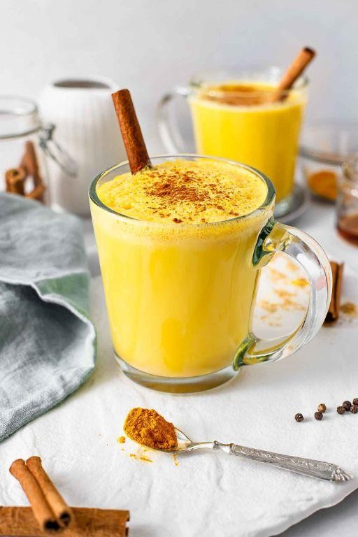 Turmeric and Ginger Golden Milk Latte