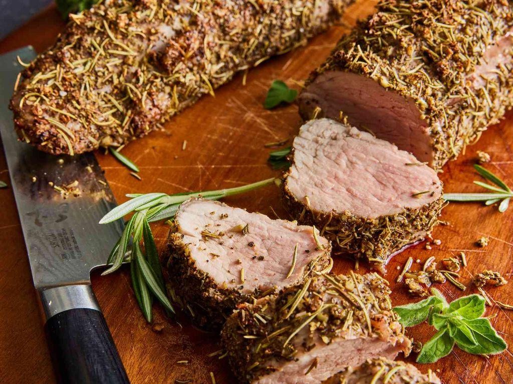 Tuscan Pork Tenderloin with Rosemary and Garlic
