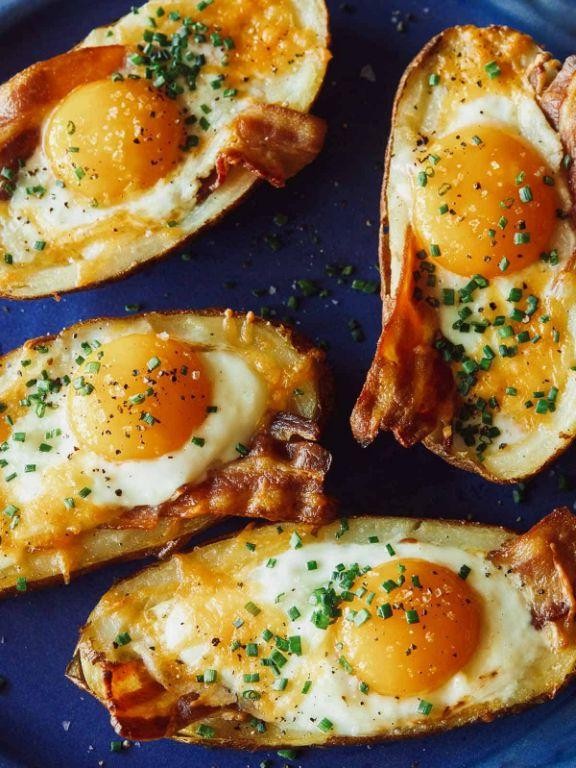 Twice-Baked Breakfast Potatoes
