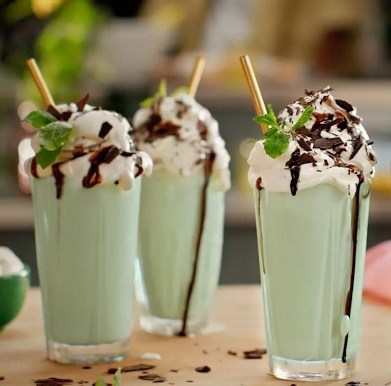 Vanilla Baileys Andes Mint Shake