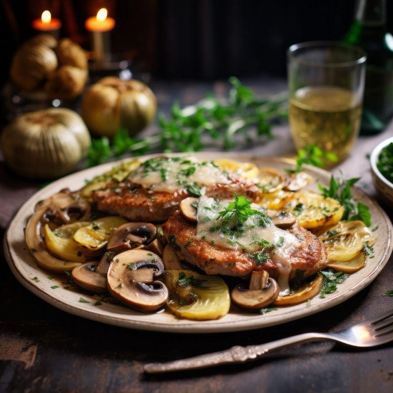 Veal Scallopini with Artichokes and Olives
