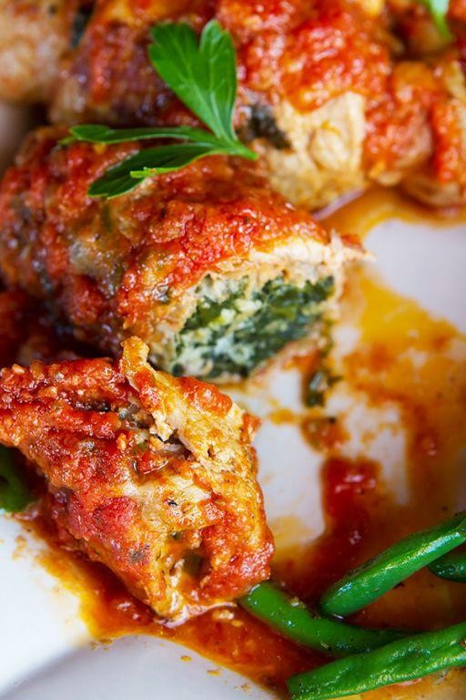 Veal Scallopini with Spinach and Ricotta