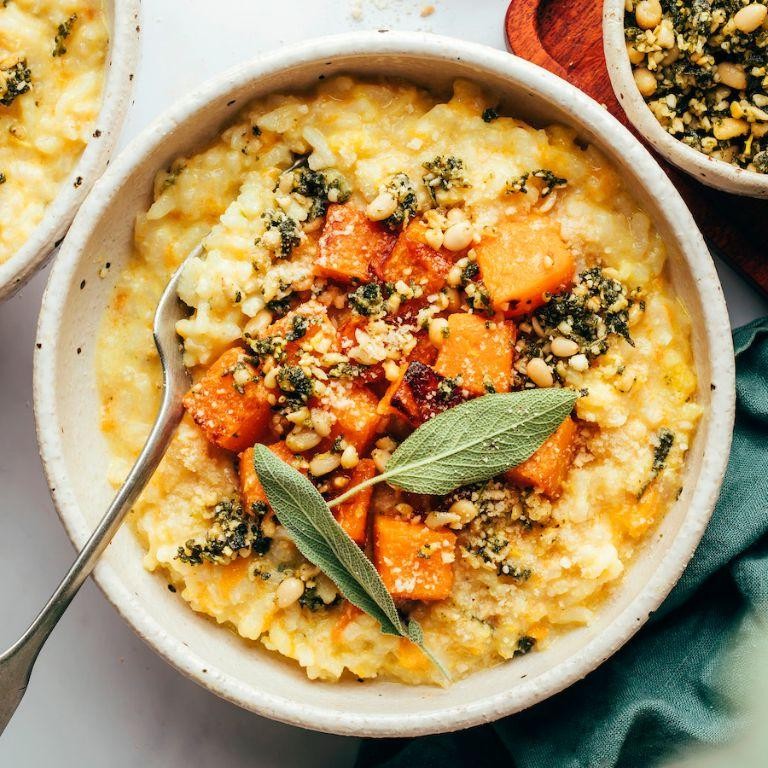 Vegan Butternut Squash Risotto