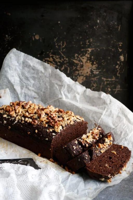Vegan Carob Powder Banana Bread