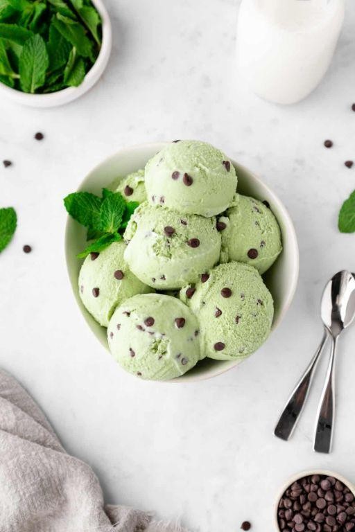 Vegan Fresh Mint Coconut Ice Cream