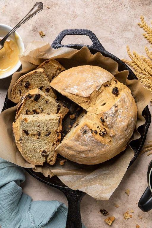 Vegan Irish Soda Bread with Almond Milk