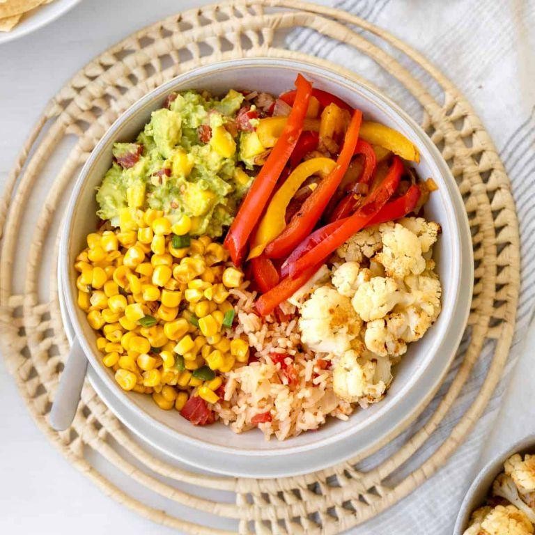 Vegan Mexican Rice with Avocado
