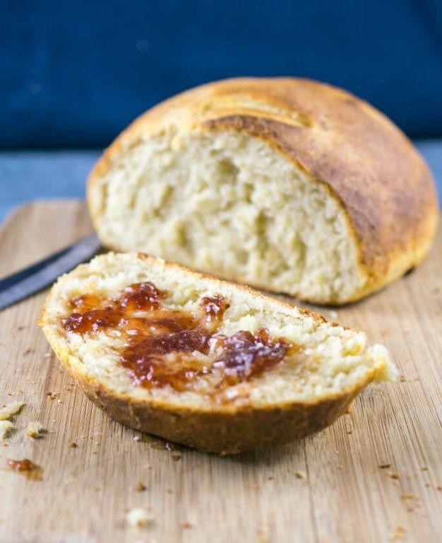 Vegan Potato Bread with Almond Milk