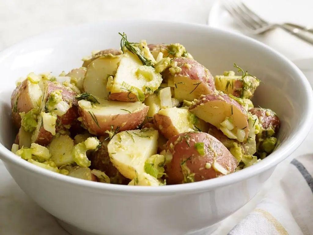 Vegan Potato Salad with Avocado