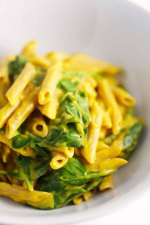 Vegan Red Lentil Pasta Alfredo